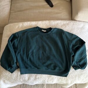 AGOLDE green size medium cropped sweatshirt